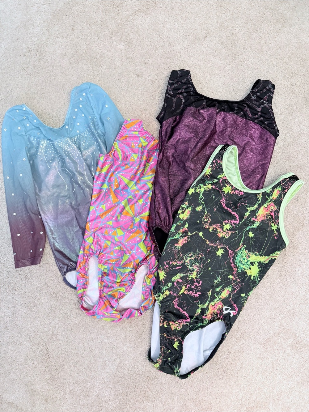 4 pack✨ gymnastics 🤸 Leo’s girls LC
